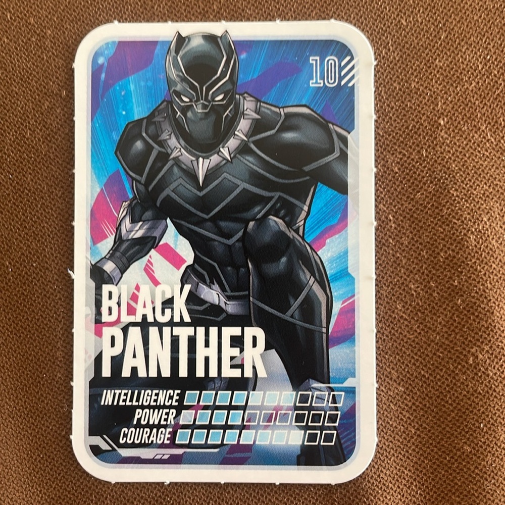 4/$20 Marvel Collectible Card #10 - BLACK PANTHER